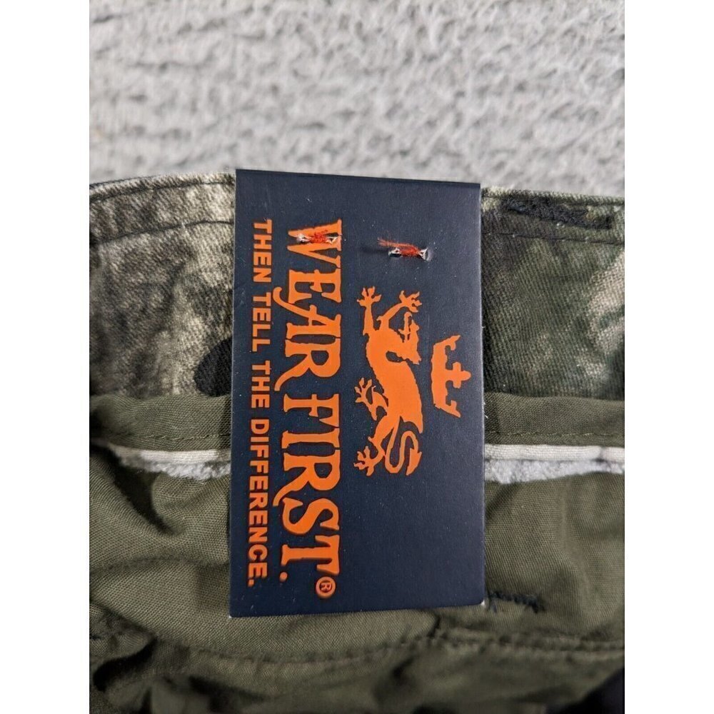 Wear First Shorts Mens 38 Cargo Camo Mossy Oak Treestand Belted Cargo - Picture 7 of 16